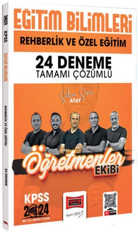 Yargı Yayınları 2024 KPSS Eğitim Bilimleri Öğretmenler Ekibi Rehberlik ve Özel Eğitim Psikolojisi Tamamı Çözümlü 24 Deneme
