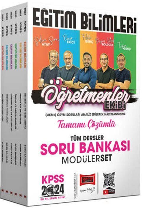 Yargı Yayınları 2024 KPSS Eğitim Bilimleri Öğretmenler Ekibi Tüm Dersler Tamamı Çözümlü Modüler Soru Bankası Seti