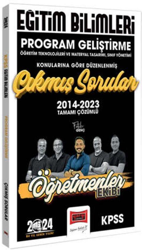 Yargı Yayınları 2024 KPSS Eğitim Bilimleri Öğretmenler Ekibi Program Geliştirme Konularına Göre Düzenlenmiş Çıkmış Sorular
