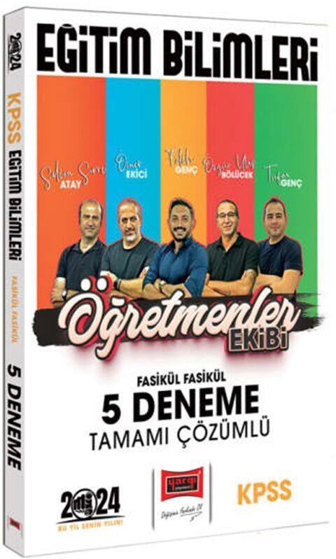 Yargı Yayınları 2024 KPSS Eğitim Bilimleri Öğretmenler Ekibi Fasikül Fasikül Tamamı Çözümlü 5 Deneme