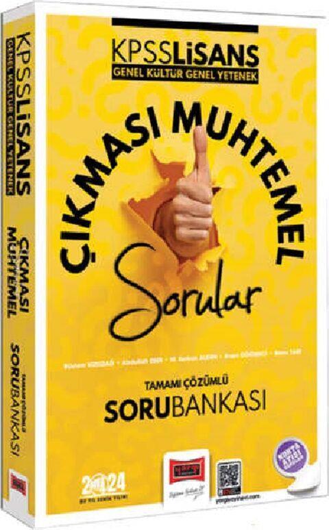 Yargı Yayınları 2024 KPSS Genel Kültür Genel Yetenek Çıkması Muhtemel Sorular Tamamı Çözümlü Soru Bankası