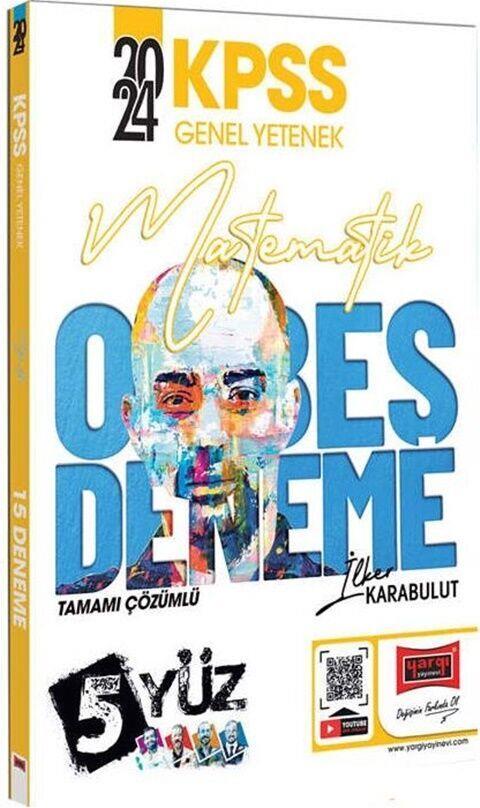 Yargı Yayınları 2024 KPSS Matematik 5Yüz 15 Deneme