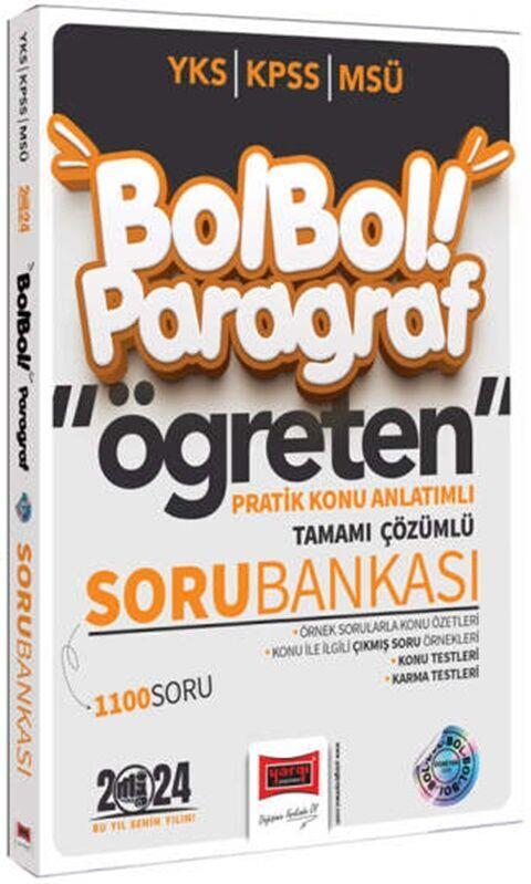 Yargı Yayınları 2024 KPSS MSÜ YKS Bol Bol Öğreten Paragraf Pratik Konu Anlatımlı Tamamı Çözümlü Soru Bankası