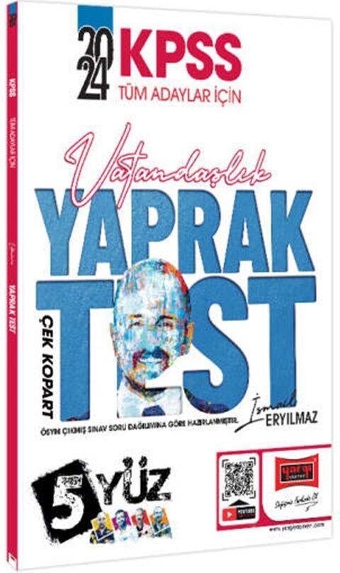 Yargı Yayınları 2024 KPSS Tüm Adaylar İçin 5Yüz Vatandaşlık Çek Kopart Yaprak Test