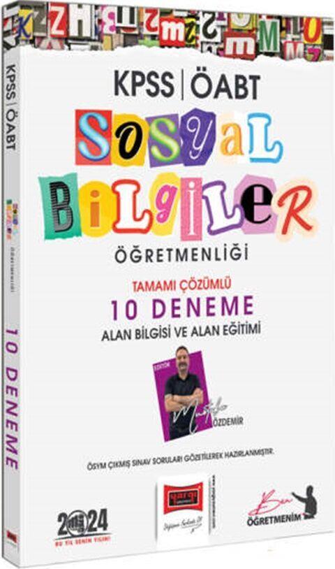 Yargı Yayınları 2024 ÖABT Sosyal Bilgiler Öğretmenliği Tamamı Çözümlü 10 Deneme Sınavı