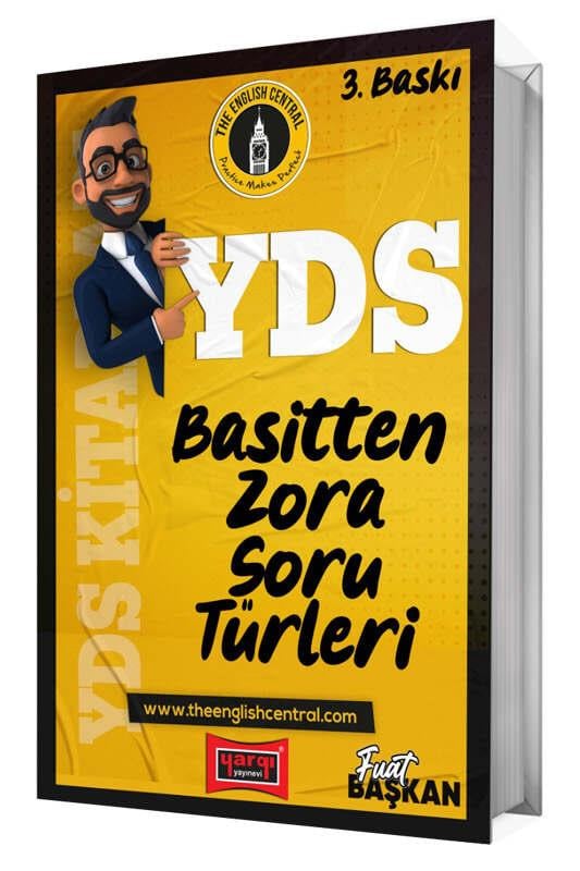 Yargı Yayınları 2024 YDS Basitten Zora Soru Türleri 3.Baskı Fuat Başkan