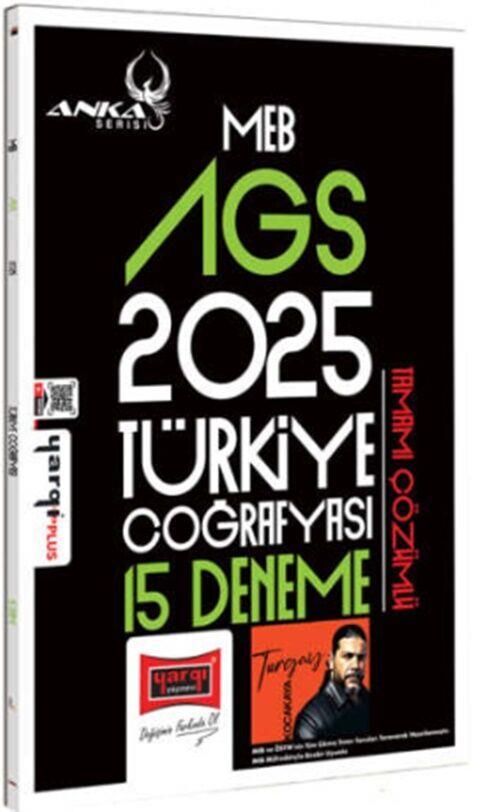 Yargı Yayınları 2025 MEB AGS Anka Serisi Türkiye Coğrafyası Tamamı Çözümlü 15 Deneme