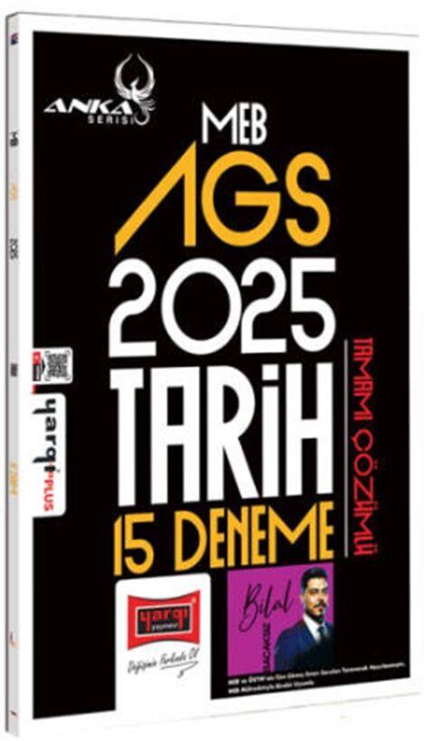 Yargı Yayınları 2025 MEB AGS Anka Serisi Tarih Tamamı Çözümlü 15 Deneme