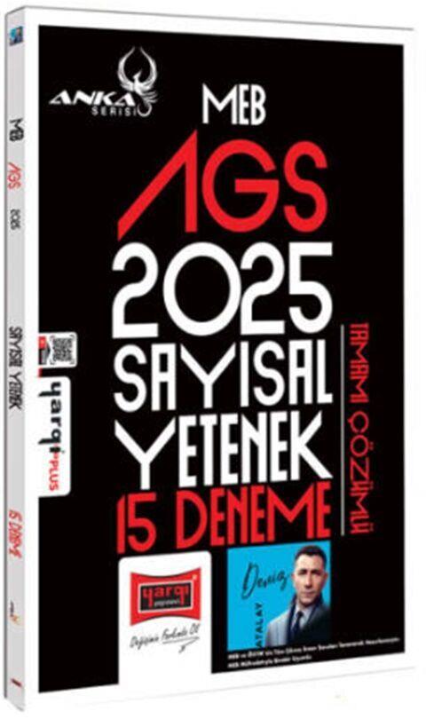 Yargı Yayınları 2025 MEB AGS Anka Serisi Sayısal Yetenek Tamamı Çözümlü 15 Deneme