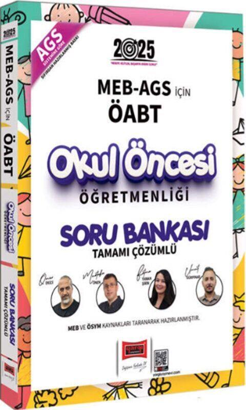 Yargı Yayınları 2025 MEB AGS İçin ÖABT Okul Öncesi Öğretmenliği Tamamı Çözümlü Soru Bankası
