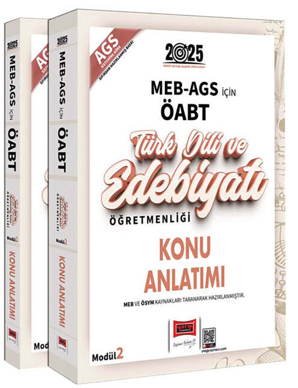 Yargı Yayınları 2025 MEB AGS ÖABT Türk Dili ve Edebiyatı Öğretmenliği Konu Anlatımı