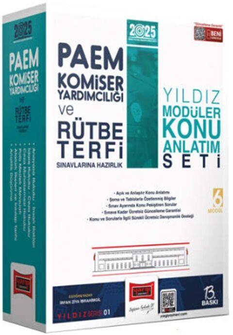 Yargı Yayınları 2025 PAEM Komiser Yardımcılığı ve Rütbe Terfi Sınavlarına Hazırlık Konu Anlatımlı Modüler Set