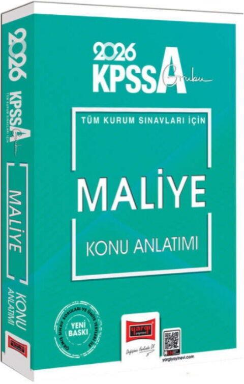 Yargı Yayınları 2026 KPSS A Grubu Tüm Kurum Sınavları İçin Maliye Konu Anlatımı