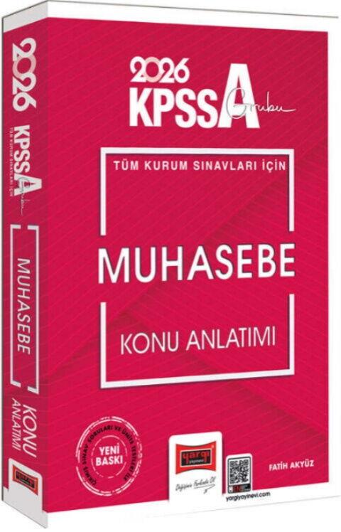 Yargı Yayınları 2026 KPSS A Grubu Tüm Kurum Sınavları İçin Muhasebe Konu Anlatımı