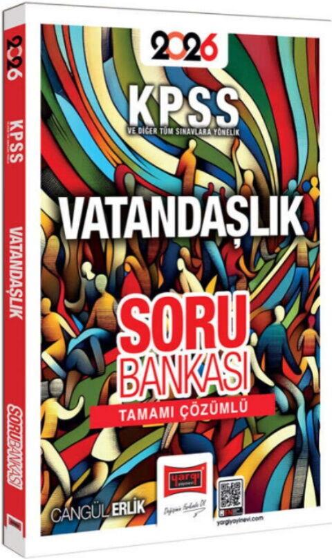Yargı Yayınları 2026 KPSS ve Diğer Tüm Sınavlara Yönelik Tamamı Çözümlü Vatandaşlık Soru Bankası