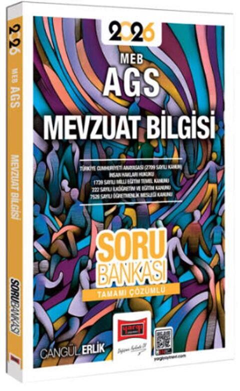 Yargı Yayınları 2026 MEB AGS Mevzuat Bilgisi Tamamı Çözümlü Soru Bankası
