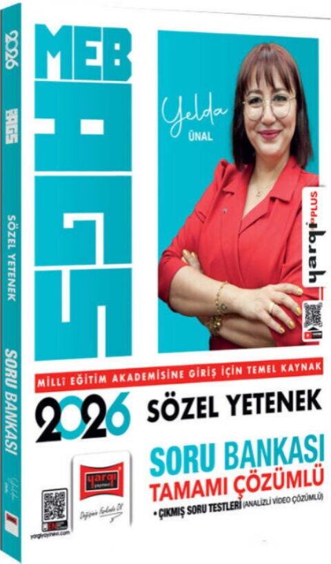 Yargı Yayınları 2026 MEB AGS Sözel Yetenek Tamamı Çözümlü Soru Bankası