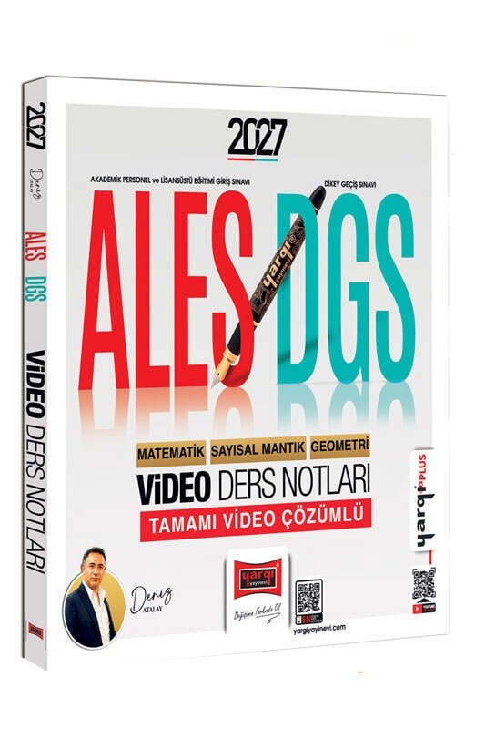 Yargı Yayınları 2027 ALES DGS Matematik Sayısal Mantık Geometri Video Ders Notları