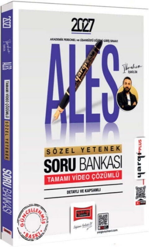 Yargı Yayınları 2027 ALES Sözel Yetenek Tamamı Video Çözümlü Soru Bankası