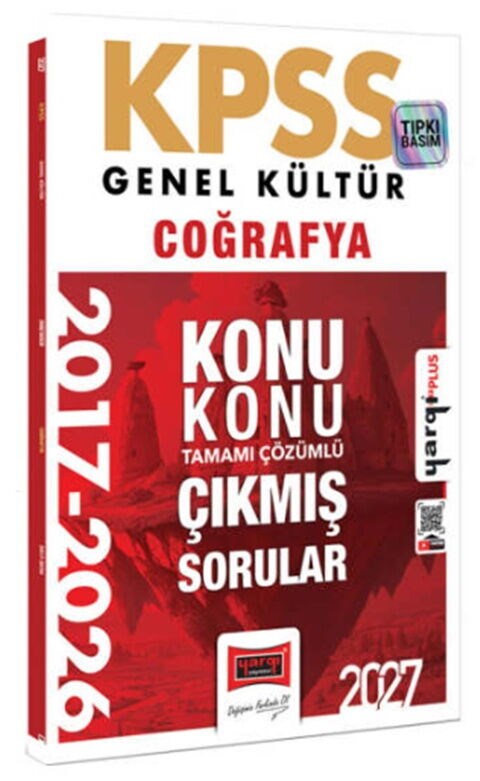 Yargı Yayınları 2027 KPSS Genel Kültür Coğrafya Konu Konu Tamamı Çözümlü 10 Yıl Çıkmış Sorular
