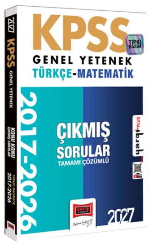 Yargı Yayınları 2027 KPSS Genel Yetenek Türkçe Matematik Konu Konu Tamamı Çözümlü 10 Yıl Çıkmış Sorular