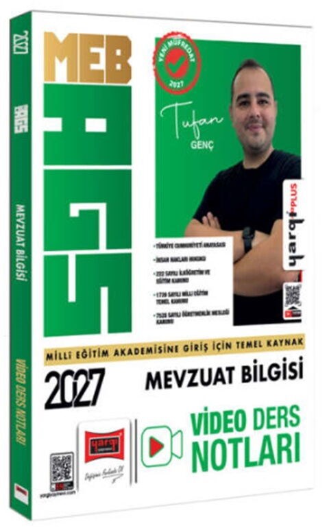 Yargı Yayınları 2027 MEB AGS Mevzuat Bilgisi Video Ders Notları