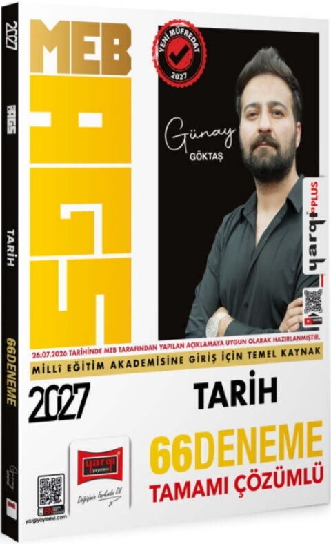 Yargı Yayınları 2027 MEB AGS Tarih Tamamı Çözümlü 66 Deneme