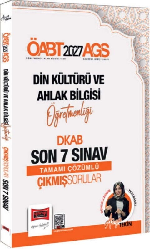 Yargı Yayınları 2027 ÖABT AGS Din Kültürü ve Ahlak Bilgisi Öğretmenliği DKAB Son 7 Sınav Çıkmış Sorular