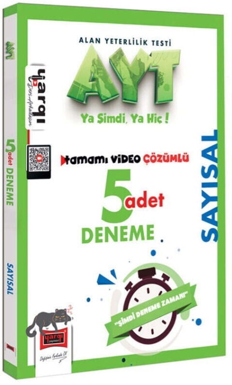 Yargı Yayınları AYT Sayısal Tamamı Video Çözümlü 5 Deneme