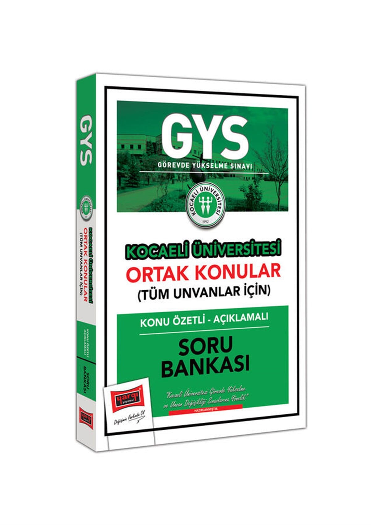 Yargı Yayınları GYS Kocaeli Üniversitesi Ortak Konular Konu Özetli - Açıklamalı Soru Bankası