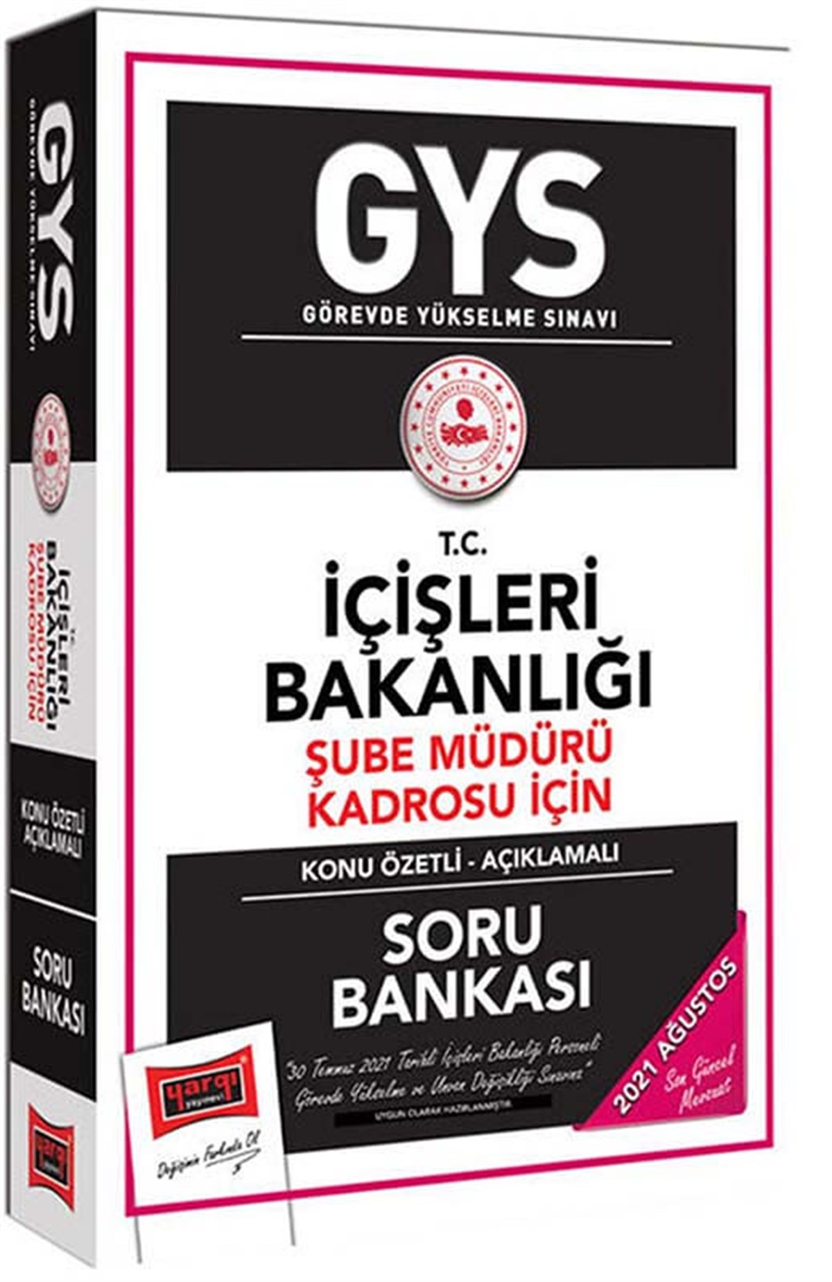 Yargı Yayınları GYS T.C İçişleri Bakanlığı Şube Müdürü Kadrosu İçin Konu Özetli Soru Bankası