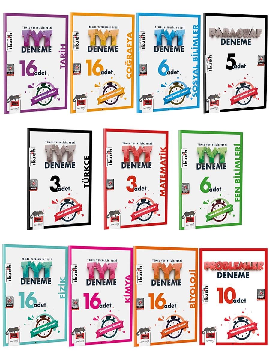 Yargı Yayınları TYT Tüm Dersler Full Deneme Seti 11 Kitap