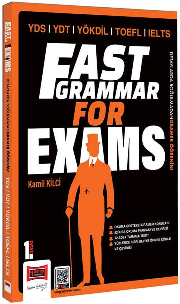 Yargı Yayınları YDS YDT YÖKDİL TOEFL IELTS Fast Grammar For Exams