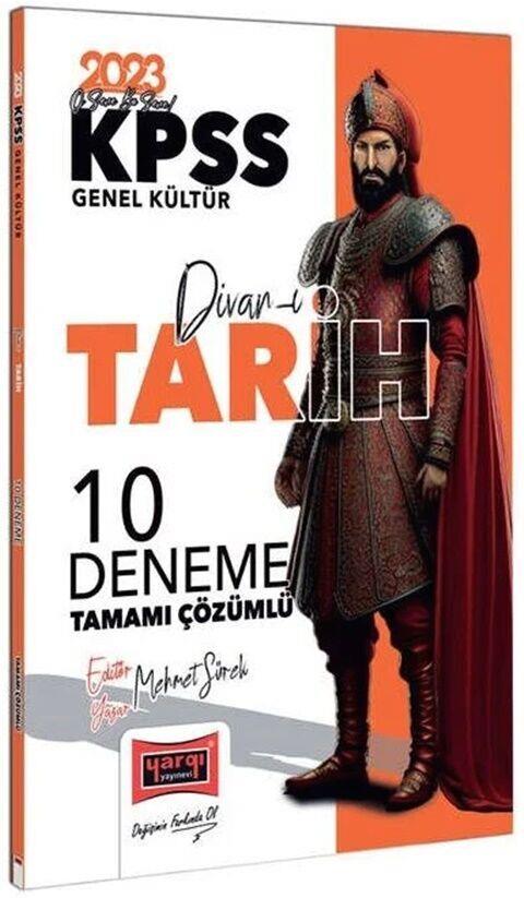 Yargı Yayınları 2023 KPSS Divanı Tarih Tamamı Çözümlü 10 Deneme