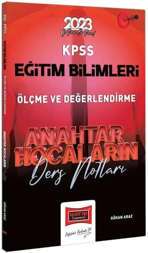 Yargı Yayınları 2023 KPSS Eğitim Bilimleri Anahtar Hocaların Ölçme ve Değerlendirme Ders Notları
