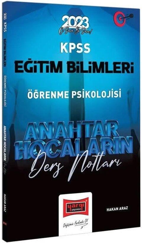 Yargı Yayınları 2023 KPSS Eğitim Bilimleri Anahtar Hocaların Öğrenme Psikolojisi Ders Notları