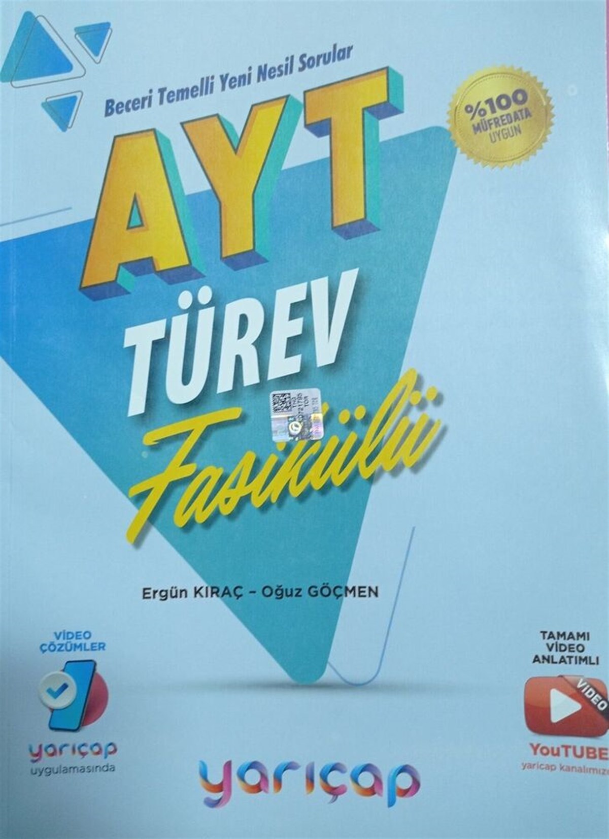 Yarı Çap Yayınları AYT Türev Fasikülleri