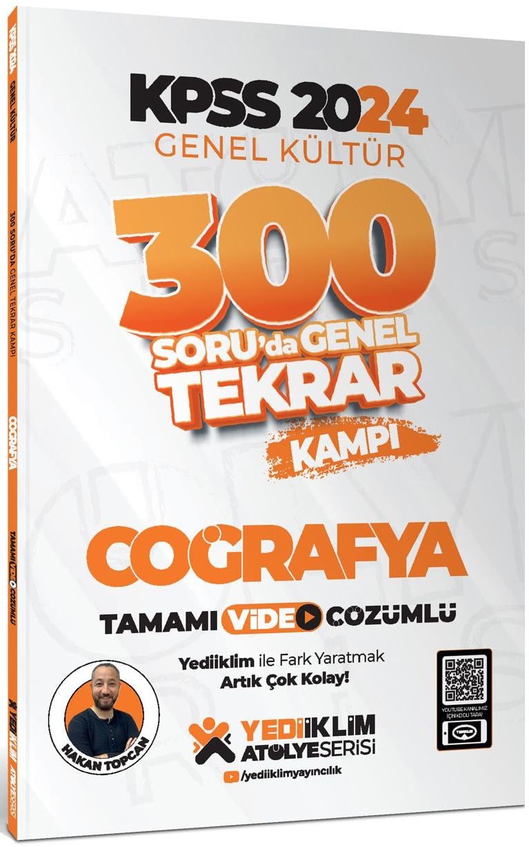 Yediiklim 2024 Kpss Genel Kültür Coğrafya 300 Soruda Tamamı Video Çözümlü Genel Tekrar Kampı