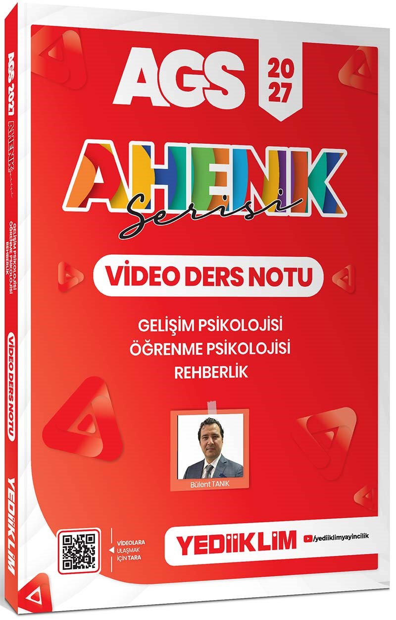 Yediiklim 2027 AGS Ahenk Serisi Gelişim Psikolojisi Öğrenme Psikolojisi Rehberlik Video Ders Notu