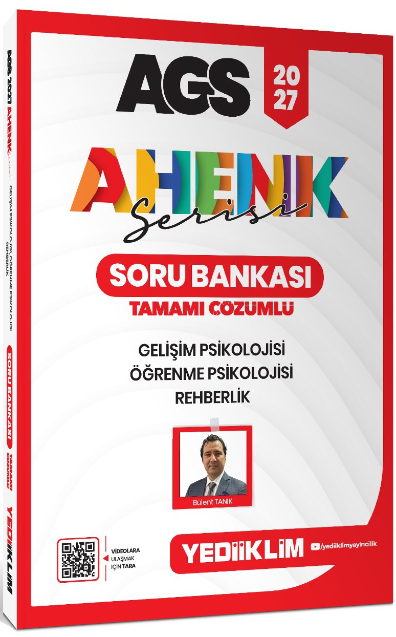 Yediiklim 2027 AGS Ahenk Serisi Gelişim Psikolojisi Öğrenme Psikolojisi ve Rehberlik Tamamı Çözümlü Soru Bankası