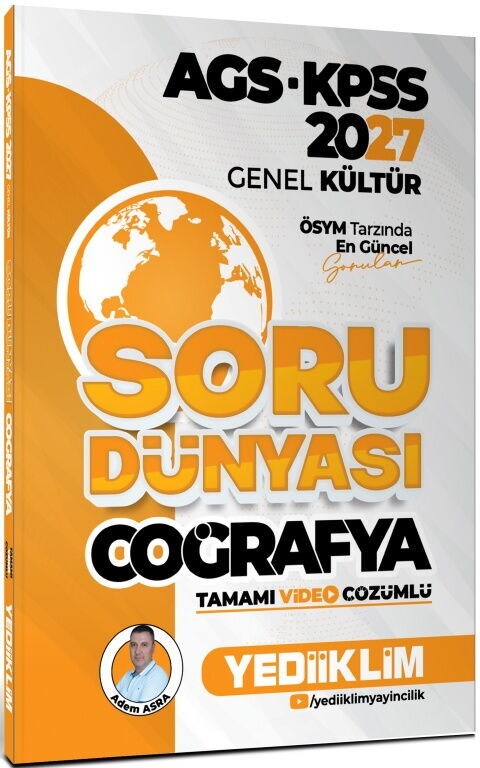 Yediiklim 2027 AGS KPSS Genel Kültür Coğrafya Soru Dünyası