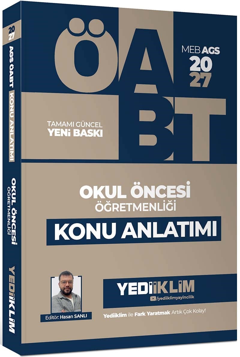 Yediiklim 2027 MEB AGS ÖABT Okul Öncesi Öğretmenliği Konu Anlatımı