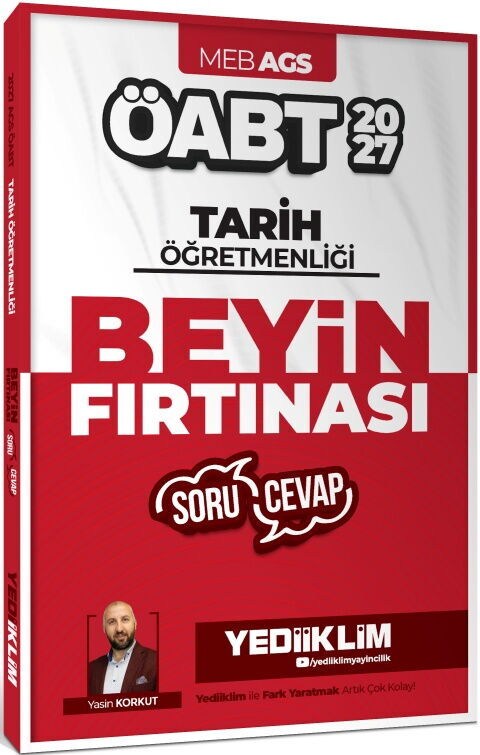 Yediiklim 2027 MEB AGS ÖABT Tarih Öğretmenliği Beyin Fırtınası Soru Cevap