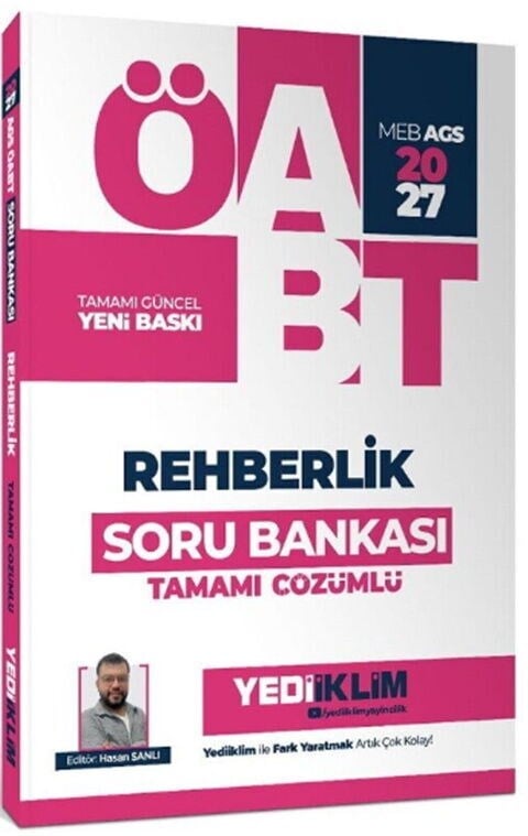 Yediiklim 2027 ÖABT MEB AGS Rehberlik Soru Bankası
