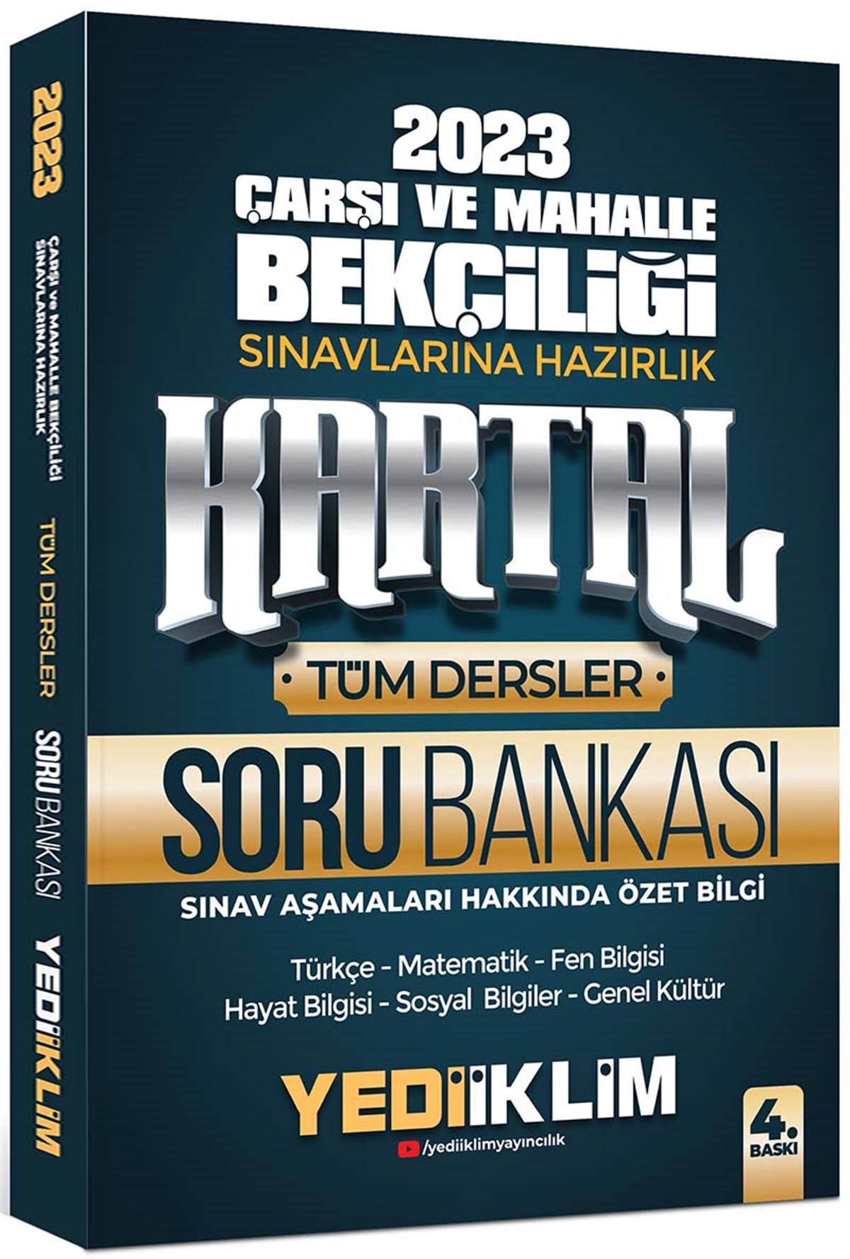 Yediiklim Yayınları 2023 Çarşı ve Mahalle Bekçiliği Sınavlarına Hazırlık Kartal Soru Bankası