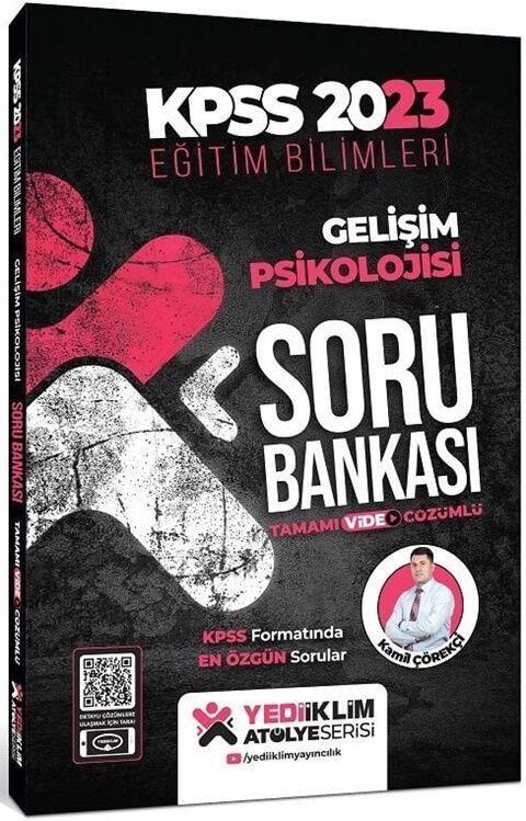 Yediiklim Yayınları 2023 KPSS Eğitim Bilimleri Atölye Serisi Gelişim Psikolojisi Tamamı Video Çözümlü Soru Bankası