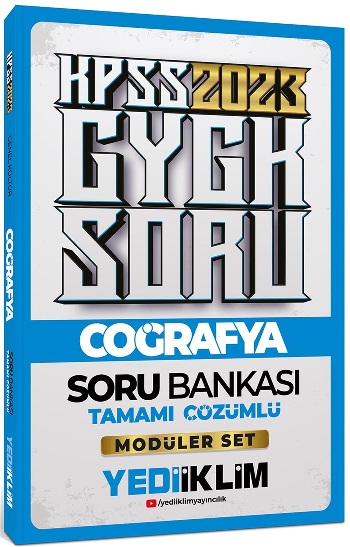 Yediiklim Yayınları 2023 KPSS Genel Kültür Coğrafya Tamamı Çözümlü Soru Bankası  