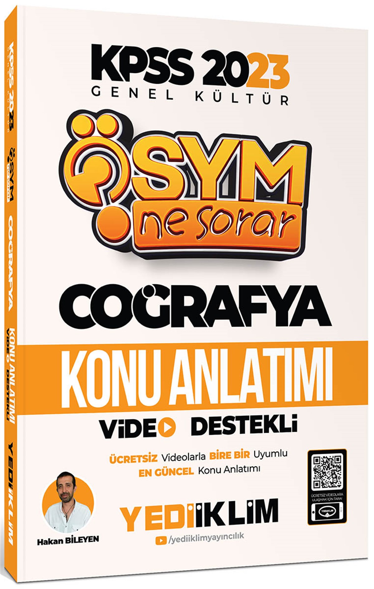 Yediiklim Yayınları 2023 KPSS Genel Kültür Ösym Ne Sorar Coğrafya Video Destekli Konu Anlatımı