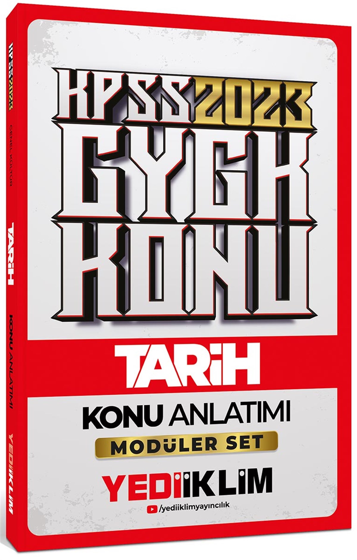 Yediiklim Yayınları 2023 KPSS Genel Kültür Tarih Konu Anlatımı Modüler Set İçerisindeki
