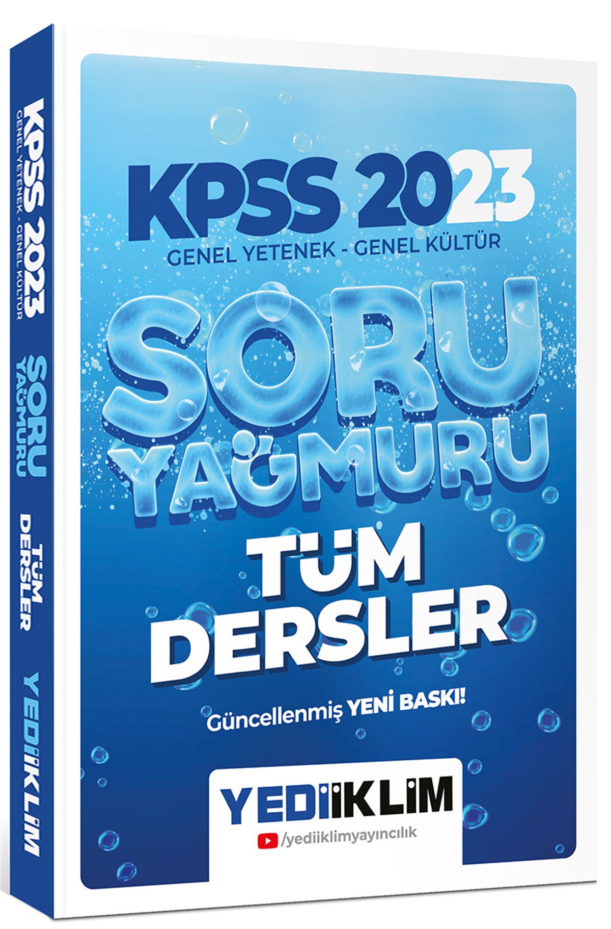 Yediiklim Yayınları 2023 KPSS Genel Yetenek Genel Kültür Tüm Dersler Soru Yağmuru
